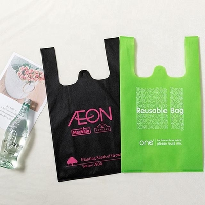 Επαναχρησιμοποιήσιμες ανακυκλωμένες μη υφαντικές τσάντες για ψώνια