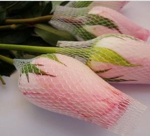 Rose Flower PE Protective Netting Sleeve Transparent PE Rose Net